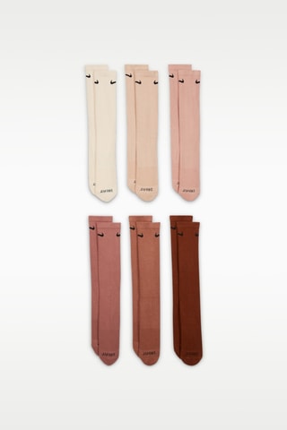 6 pares de calcetines - Beige y marrón - Nike
