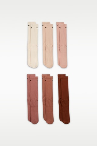 6 pares de calcetines - Beige y marrón - Nike