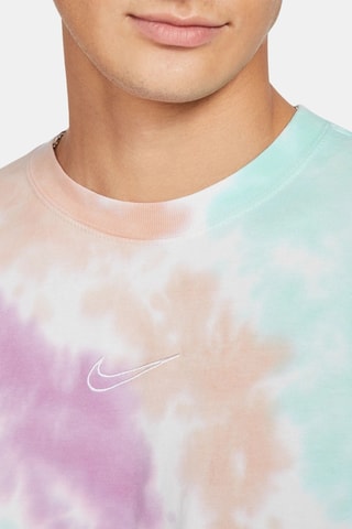 Camiseta oversize tie-dye - Celeste y malva - Nike