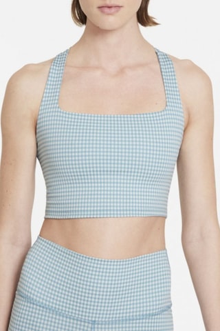 Crop top de entrenamiento - Celeste - Nike