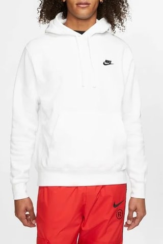 Sudadera polar con capucha - Blanco - Nike