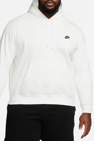 Sudadera polar con capucha - Blanco - Nike
