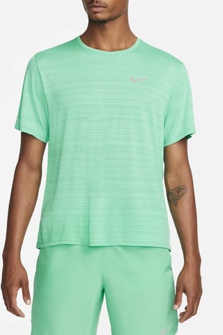 Camiseta de running - Verde claro - Nike