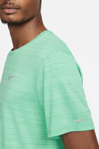 Camiseta de running - Verde claro - Nike