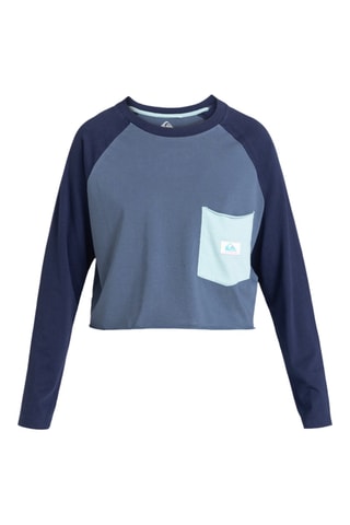 Camiseta de algodón orgánico - Azul -­ Quicksilver