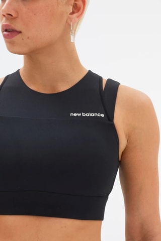Sujetador deportivo push-up - Negro - New Balance