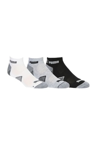 3 pares de calcetines cortos - Negro y blanco - Puma