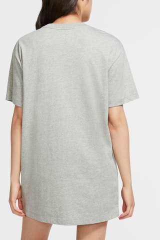 Vestido camiseta de algodón orgánico - Gris claro jaspeado - Nike
