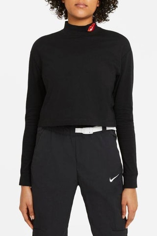 Crop top - Negro y blanco - Nike