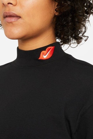 Crop top - Negro y blanco - Nike