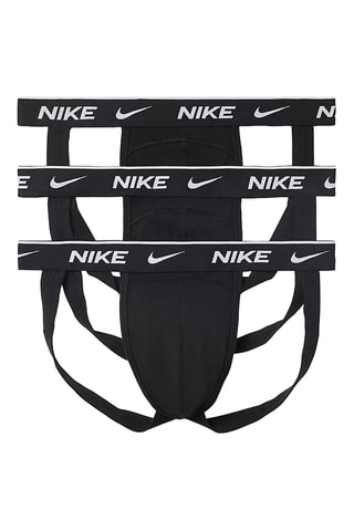 3 jockstraps - Negro - Nike