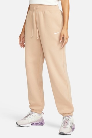 Pantalón wide leg polar de tiro alto - Marrón - Nike