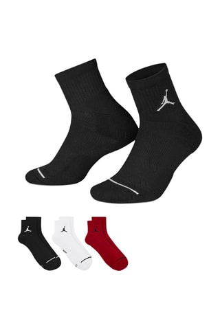 3 pares de calcetines - Negro y rojo - Jordan