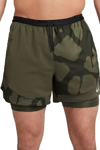 Short de running 2 en 1 - Caqui - Nike