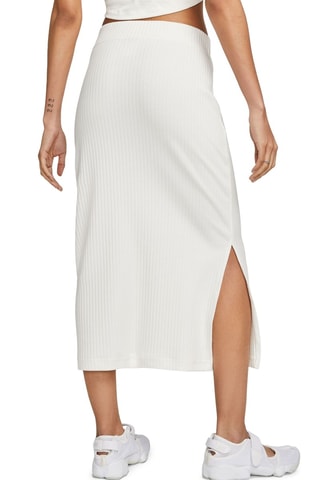 Falda midi - Blanco - Nike