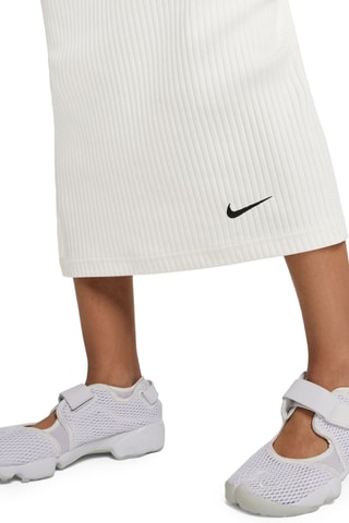 Falda midi - Blanco - Nike