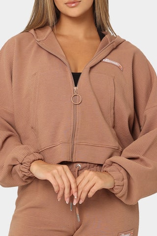 Sudadera corta con capucha - Marrón - Ellesse