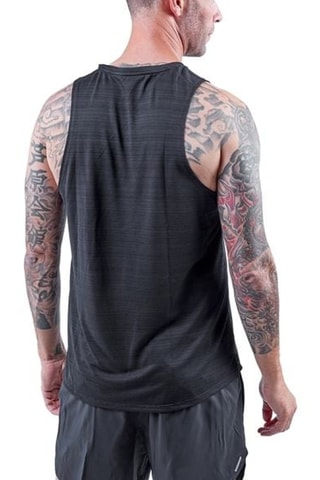 Camiseta de tirantes de running - Negro jaspeado - Nike