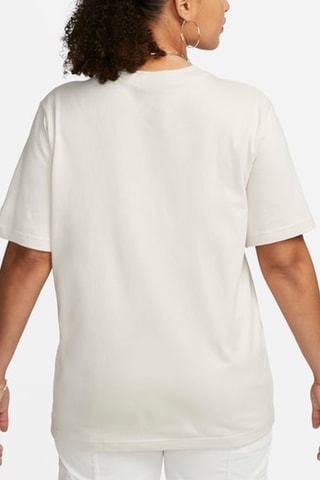 Camiseta ancha de algodón orgánico - Marrón - Nike