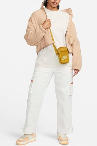 Camiseta ancha de algodón orgánico - Marrón - Nike