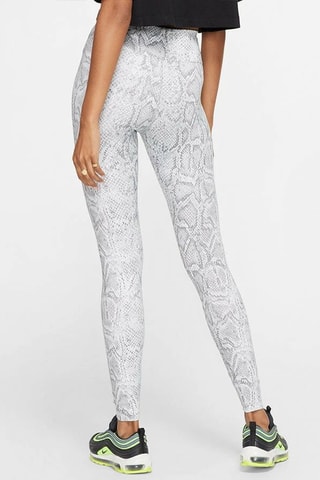 Leggings de tiro alto - Blanco y gris - Nike