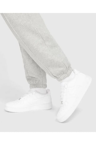 Pantalón polar ancho - Gris jaspeado - Nike