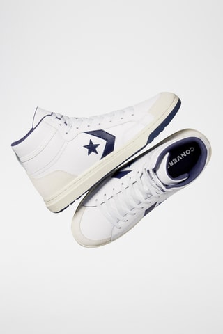 Sneakers de piel de entrenamiento - Blanco y azul marino - Converse