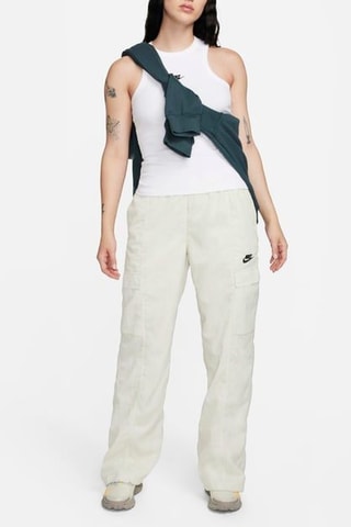 Pantalón cargo de tiro alto - Verde agua - Nike