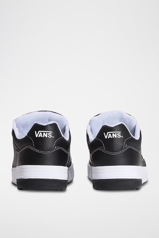 Zapatillas de piel - Negro y blanco - Vans