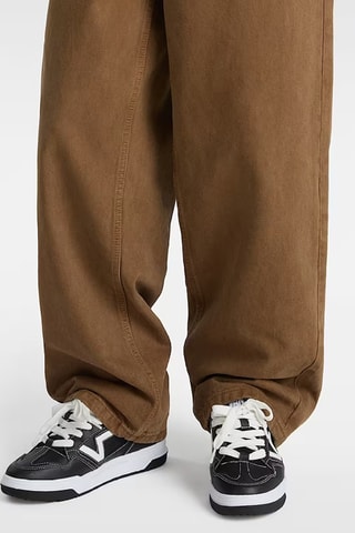 Zapatillas de piel - Negro y blanco - Vans