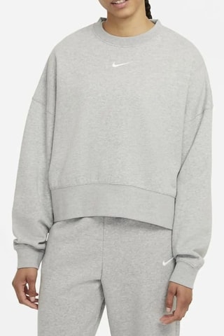 Sudadera corta polar - Gris claro jaspeado - Nike