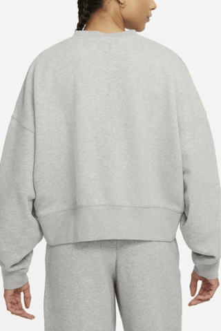 Sudadera corta polar - Gris claro jaspeado - Nike