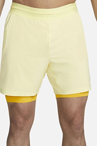 Short de yoga - Amarillo - Nike