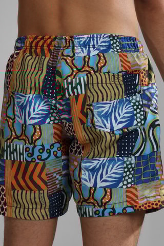 Bañador corto - Azul y naranja - Napapijri