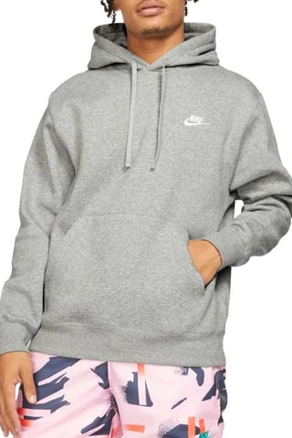 Sudadera polar con capucha - Gris jaspeado - Nike