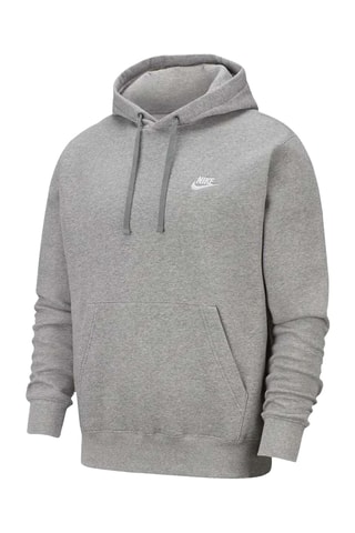 Sudadera polar con capucha - Gris jaspeado - Nike