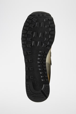 Zapatillas de piel - Crudo y verde oscuro - New Balance