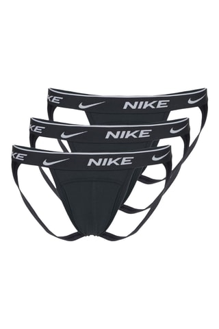 3 jockstraps - Negro - Nike