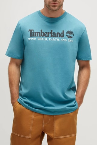 Camiseta - Celeste - Timberland