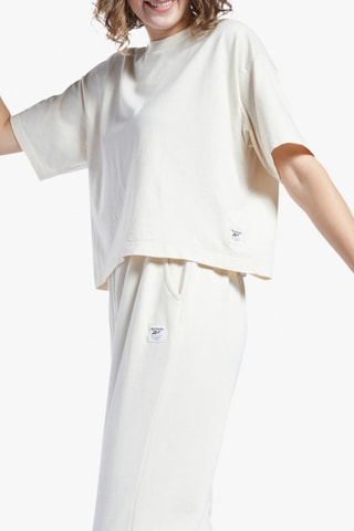 Camiseta cropped - Blanco - Reebok