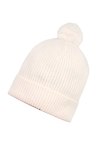 Gorro con borla - Blanco - The North Face