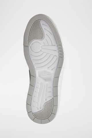 Zapatillas de piel con plataforma - Gris claro y blanco - Jordan