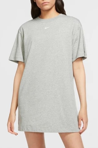 Vestido camiseta de algodón orgánico - Gris - Nike