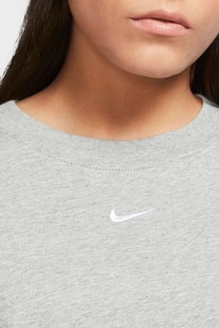 Vestido camiseta de algodón orgánico - Gris - Nike