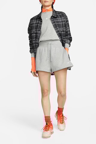 Short polar de tiro alto - Gris claro - Nike