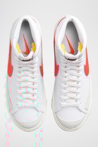 Zapatillas de piel de entrenamiento - Blanco y rojo - Nike