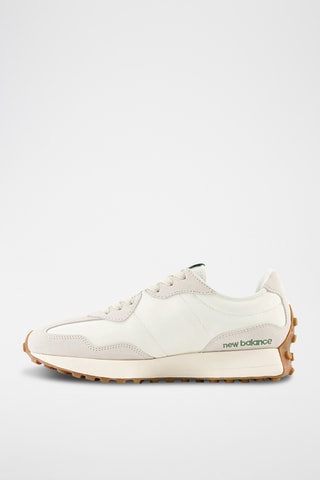 Zapatillas de piel de entrenamiento - Crudo y verde - New Balance