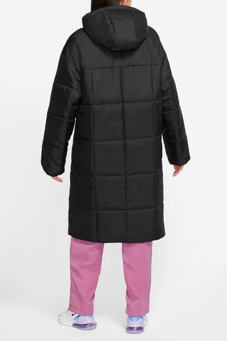 Anorak largo con capucha - Negro - Nike