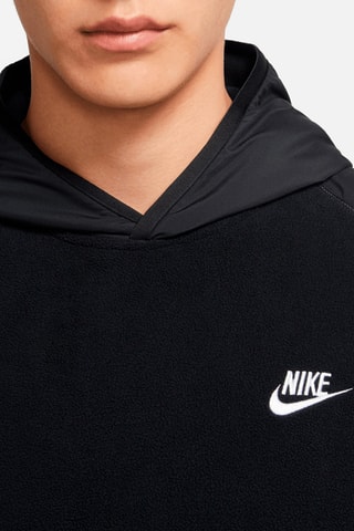 Sudadera polar con capucha PO Winter - Negro