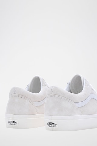 Zapatillas de piel Old Skool - Beige y blanco